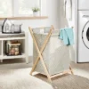 Wire Natural Wood Handles Milk Crate - Brightroom™
