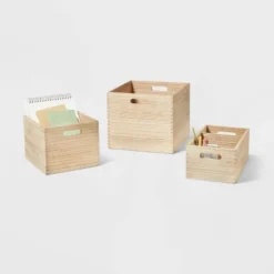 Small Decorative Light Wood Crate Natural - Brightroom™ 5 Small Decorative Light Wood Crate Natural - Brightroom™ -Brightroom GUEST 1433e760 ccd4 4d74 8b8b fdcc848f7469 2