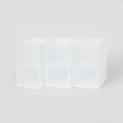 Small Stackable Bins Front Opening Clear Plastic - Brightroom™ -Brightroom GUEST 3c949385 7473 4475 8c8a 9fa49d23bd71