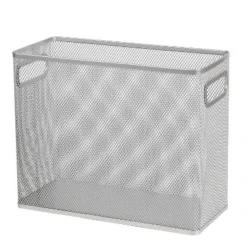 Mesh Hanging File Box Silver - Brightroom™