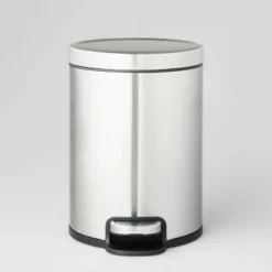 5L Round Step Trash Can - Brightroom™ 18 5L Round Step Trash Can - Brightroom™ -Brightroom GUEST 3f2ce486 ac3a 4ecf 8d38 0cc61bfcc8f2