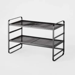 2 Tier Shoe Rack Metal Mesh - Brightroom™ -Brightroom GUEST 526c6366 f577 4843 a484 8fd156aad026