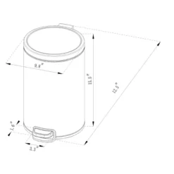 12L Round Step Trash Can - Brightroom™ -Brightroom GUEST 5b62ec6c 4d4c 4efb b3e1 878799ee627d