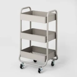 3 Tier Metal Utility Cart - Brightroom™ 8 3 Tier Metal Utility Cart - Brightroom™ -Brightroom GUEST b751237f 152d 4bb9 85de 6c42ef255a3f