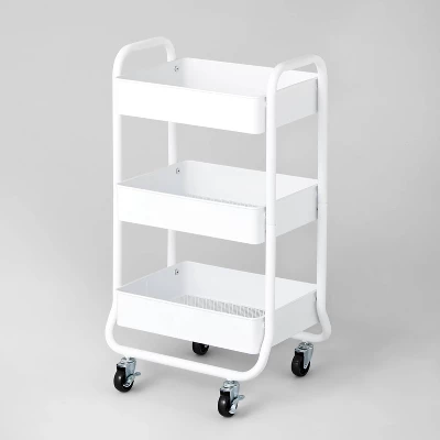 3 Tier Metal Utility Cart - Brightroom™ 5 3 Tier Metal Utility Cart - Brightroom™ - Image 5