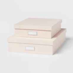 Canvas Desk Storage Box Set Of 2 - Brightroom™ -Brightroom GUEST bb30d296 8cf4 469e ae91 77a1c9edf87d