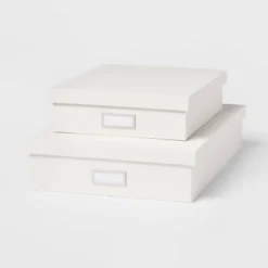 Canvas Desk Storage Box Set Of 2 - Brightroom™ -Brightroom GUEST d08316dd b99f 4e3b 89ec fa5c80fd7470