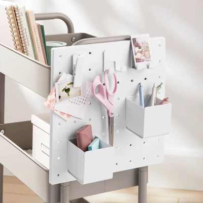 Pegboard Set White - Brightroom™ 1 Pegboard Set White - Brightroom™