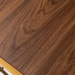 4 Tier Shoe Rack Brass With Walnut Wood - Brightroom™ -Brightroom GUEST e56b4f8f c963 4f86 8740 c6c5cb15e445